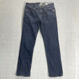 Volcom Jeans Straight Denim Mens Solver Modern Blue Stretch‎ 29X27-Acual Size